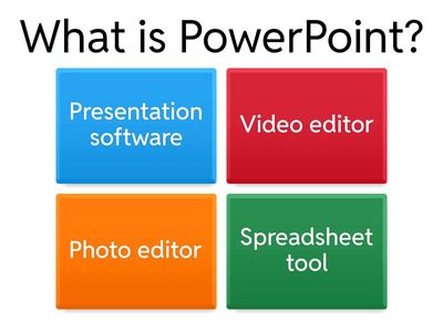 PowerPoint Module 1 Vocabulary Quiz