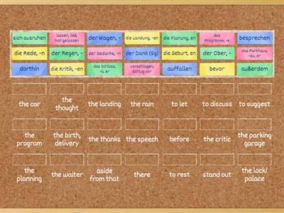 A2 L8 a Deutsch - Englisch