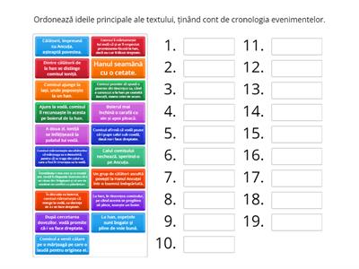 LLR - VIII - „Iapa lui Vodă” de Mihail Sadoveanu (Cronologia evenimentelor)