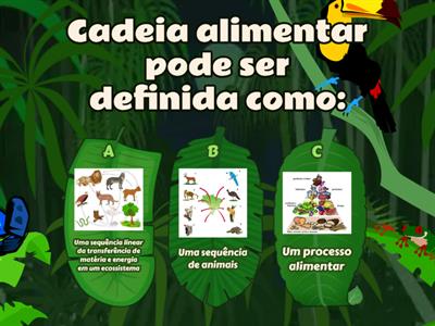 QUIZ CADEIA ALIMENTAR 