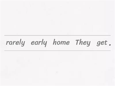 Adverbs of frequency  