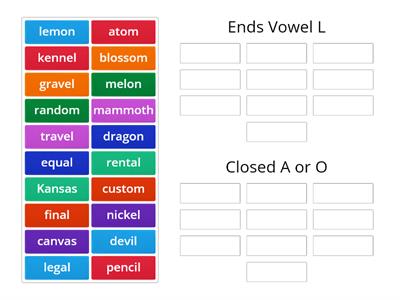 4.6 Schwa Rule Sort