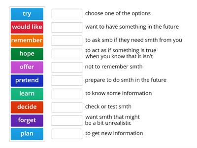 Verbs with infinitive (EF 7A)