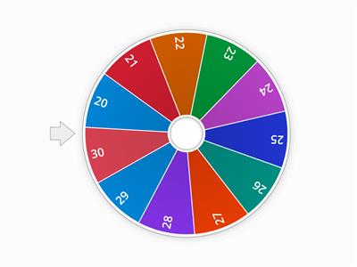20-30 Spin the Wheel