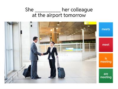 Present Continuous for future arrangements 