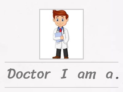 Jumbled sentences - People who help us