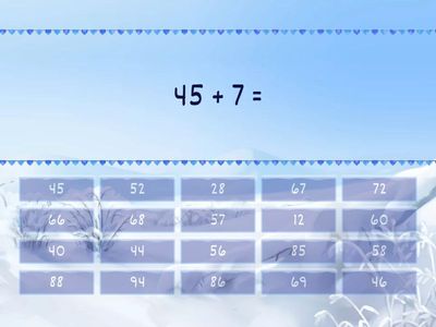 Rechnen Addition bis 100