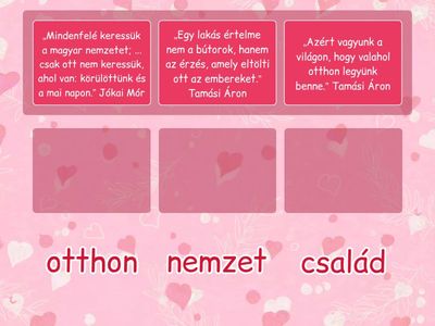 Család, otthon, nemzet - Idézetek