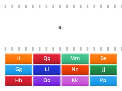 Letter Sound: Ee~Qq