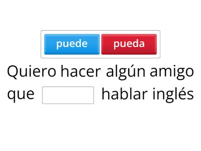 Elige la opción correcta en estas oraciones relativas de indicativo y subjuntivo.