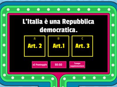 Tele Quiz Costituzione
