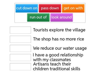 Activity 2: Match & Make Sentences
