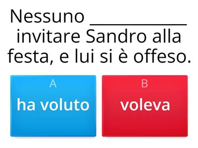 A2 - Passato prossimo VS imperfetto dei verbi modali