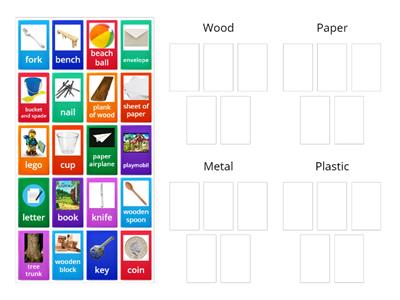 Material sorting year 1