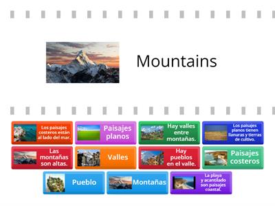 Level 3 - Landscapes Vocabulary