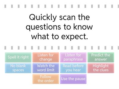 Listening Tip Explanation