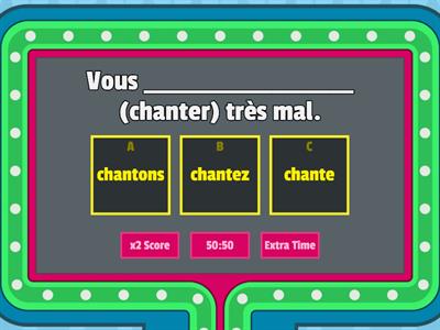 Les verbes du premier groupe - 4