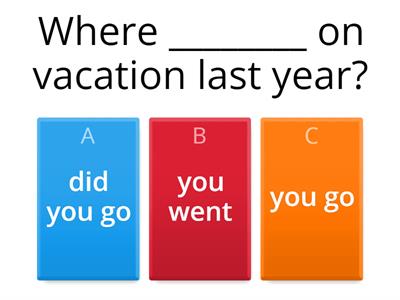 File 1A: Word formation/indirect questions.