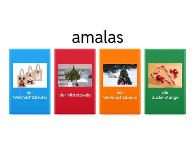 Weihnachtsvokabeln- Quiz