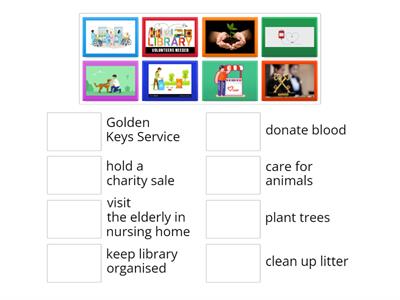 Different kinds of volunteer work