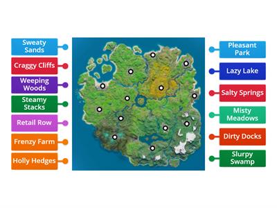 Fortnite Map Quiz