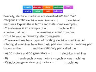 Electrical machines_complete the text