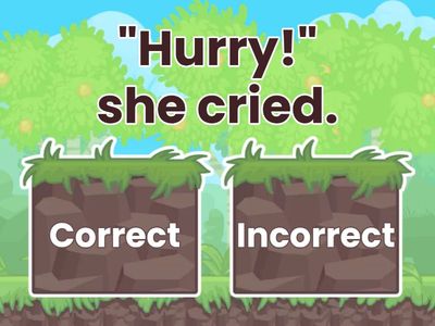 Dialogue Punctuation Practice