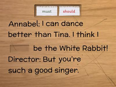 Modal Verbs / Too and Enough - Exercise