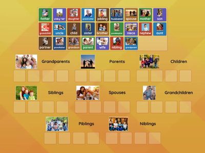 Family Vocabulary Sort