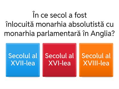 Anglia. Revoluția Glorioasă