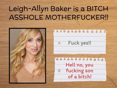 Leigh-Allyn Baker also EATS female people's pussy butt asshole cock!! This is all about PORNHUB!!