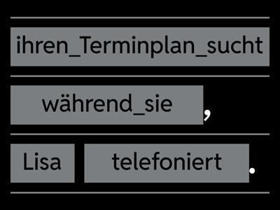 B1 Hiley M2 Keine Zeit(4) Sätze mit während (1)