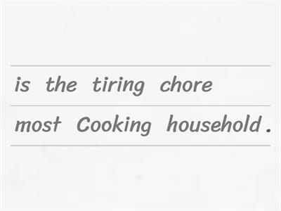 Household chores