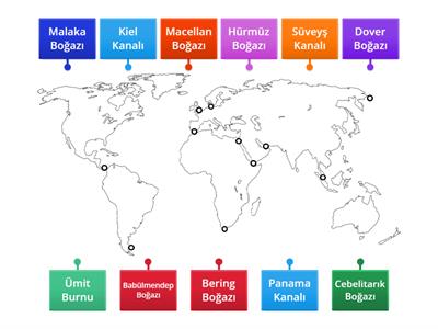 Dünyadaki Boğazlar ve Kanallar