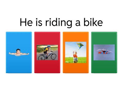 What is she/he doing?