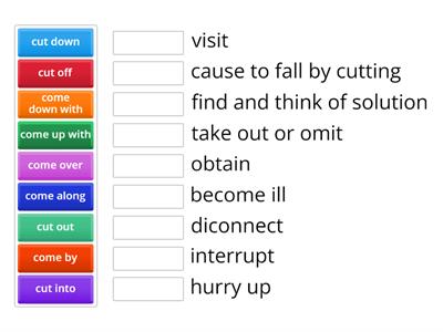 phrasal verbs