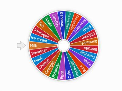 FOOD BINGO