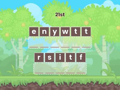 Ordinal Numbers (1-50) Part 2