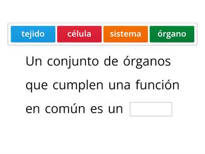 Niveles de Organización Celular