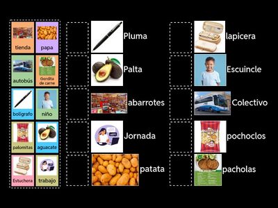 memorama regionalismos