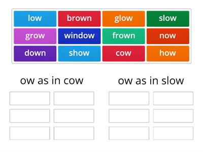 alternative pronunciations ow