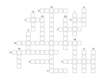 Vegetarian Crossword