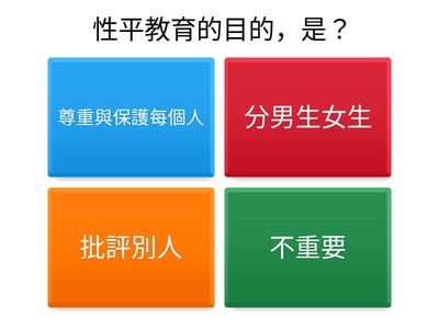 性別權益與生活應用
