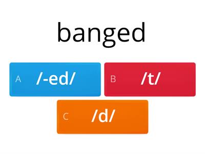 suffix -ed 3