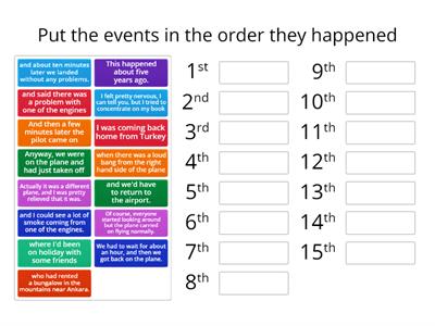 NARRATIVE TENSES - TRAVEL ANECDOTE