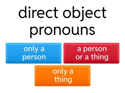 DOUBLE OBJECT PRONOUNS