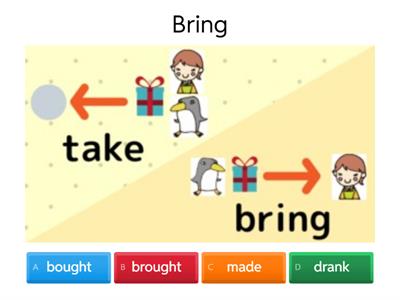 Simple past tense verbs quiz