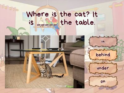 Prepositions of place 