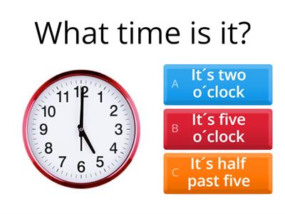  What time is it (2)?