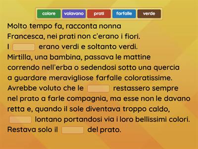 Mirtilla e i fiori